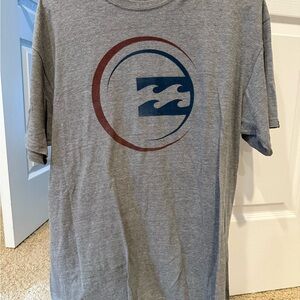 Billabong Gray Wave Logo T-Shirt